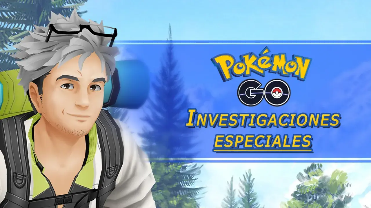Un entrenador de Pokémon GO con gafas y mochila, listo para sus misiones especiales.