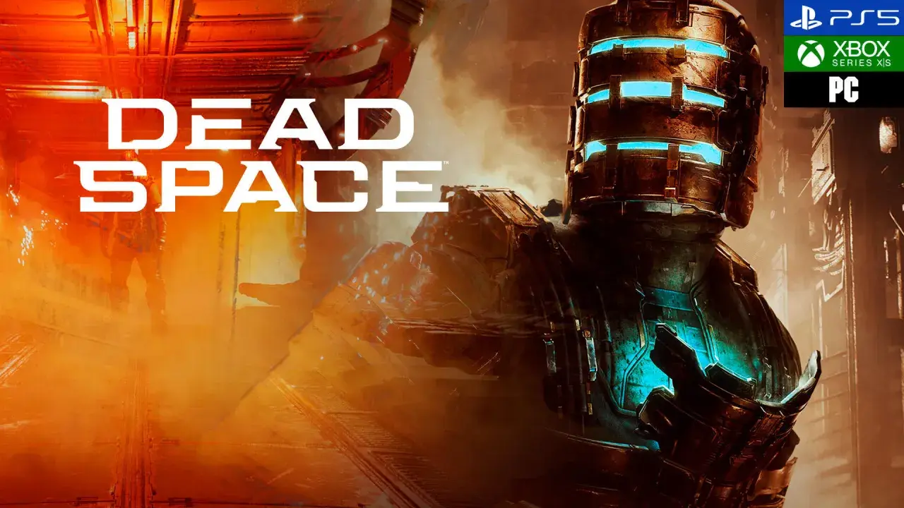 El remake de Dead Space muestra al icónico Isaac Clarke con su traje iluminado, listo para enfrentar horrores en los pasillos de la Ishimura.