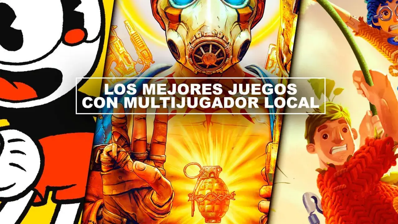 Personajes de Cuphead, Borderlands y It Takes Two, listos para divertirse con los mejores juegos multijugador local.