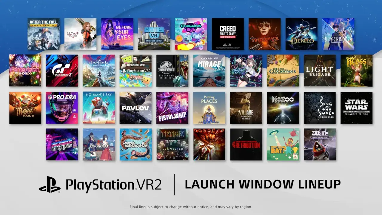 Catálogo de juegos VR2 PS5 gratis: After the Fall, Gran Turismo 7, Horizon Call of the Mountain, Pavlov, Star Wars y más.