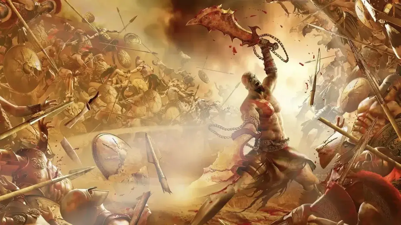 Kratos desata su furia en una batalla épica, blandiendo su hoja del caos. ¡El nuevo God of War llega con acción brutal!