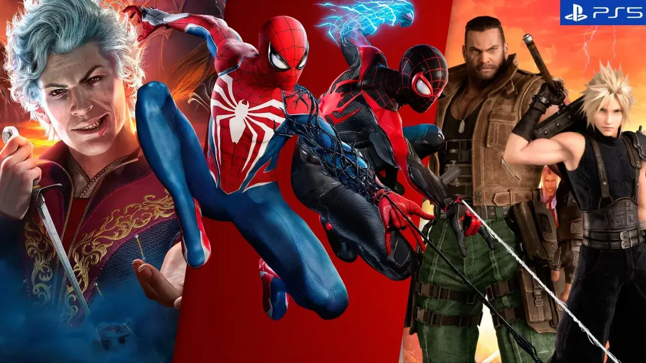 Spider-Man, Miles Morales, Barret y Cloud listos para la acción en los mejores juegos PS5.