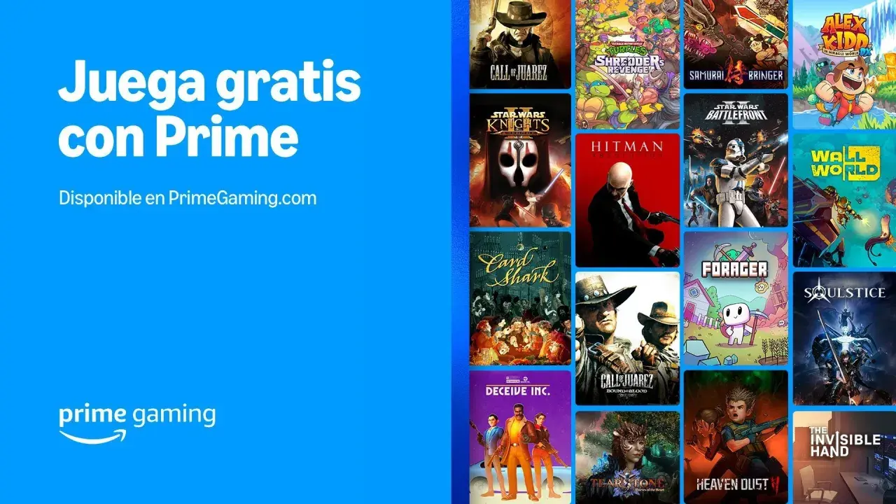 Juegos gratis con Prime Gaming: Call of Juarez, Star Wars, Hitman y más. ¡Descúbrelos en PrimeGaming.com!