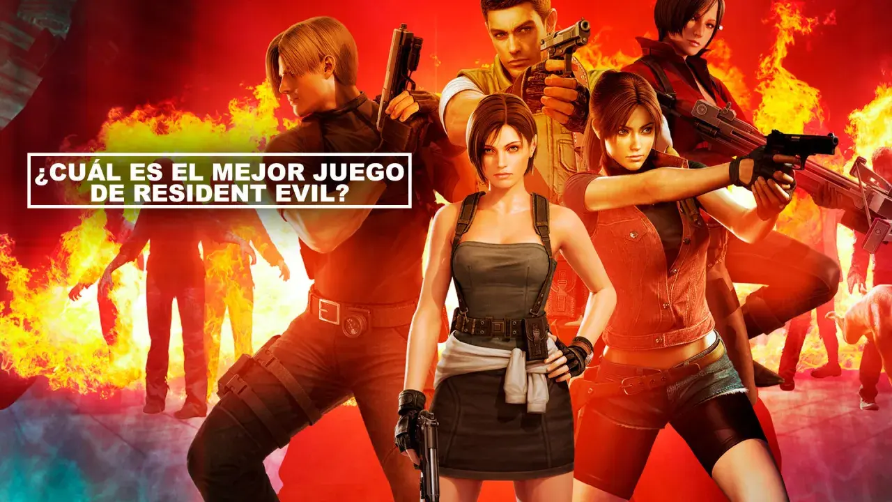 Leon, Claire, Jill y Ada, listos para la acción. ¿Cuál de los mejores Resident Evil te ha marcado más?