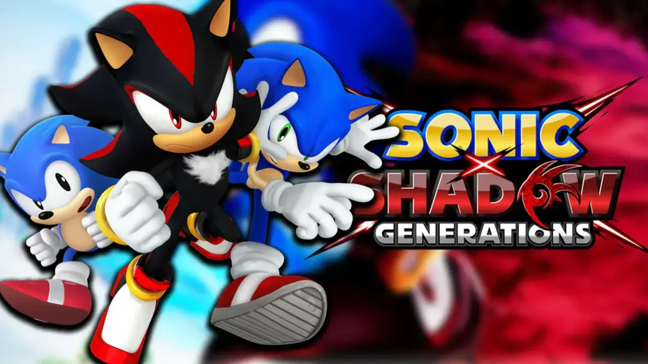 Sonic y Shadow se unen en Sonic x Shadow Generations, listos para la acción.