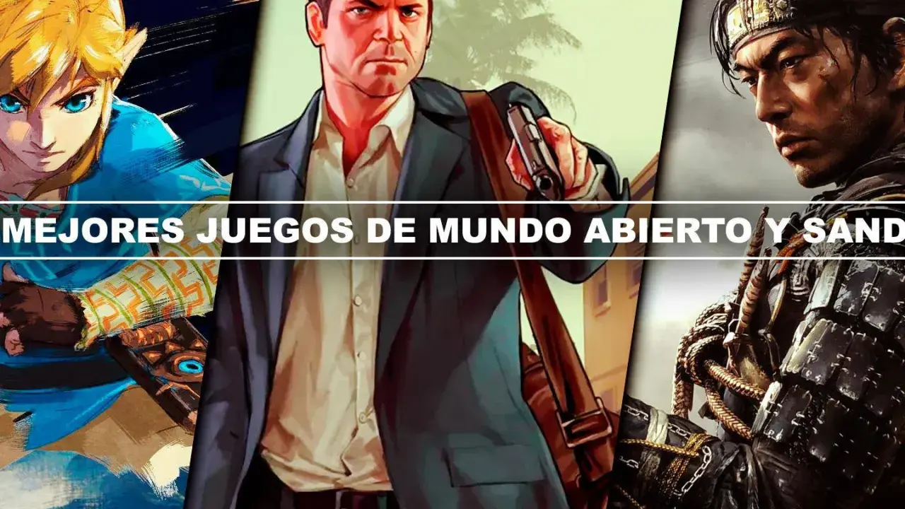 Link, Michael de GTA V y Jin Sakai, protagonistas de los mejores juegos de mundo abierto.