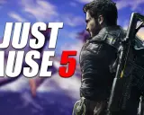Rico Rodríguez se prepara para la acción en Just Cause 5, con su rifle listo para la próxima aventura explosiva.