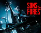 Manos pálidas emergen de la oscuridad en the forest 2, un grito silencioso en la penumbra.