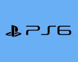 El logo de PlayStation 6 en negro sobre fondo azul. ¡La espera para cuando sale la Play 6 se hace larga!