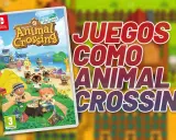 Caja de Animal Crossing: New Horizons, con personajes adorables y un paisaje isleño. Ideal para quienes buscan juegos como Animal Crossing en PS5.