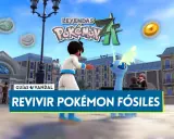 Un personaje revive un Pokémon con forma de fósil de mandíbula, como en Leyendas Pokémon Z-A.
