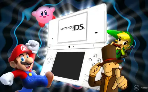 Mario, Kirby, Link y Layton celebran la Nintendo DS, ¡la consola de los mejores juegos Nintendo DS!