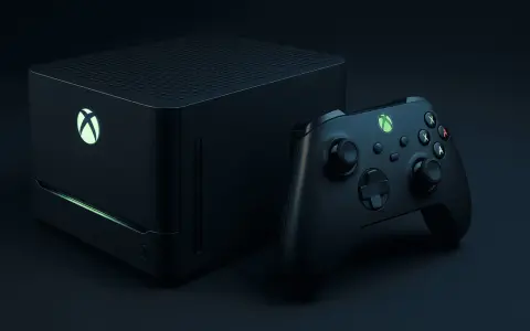 Consola Xbox negra con mando, lista para la nueva Xbox 2026.
