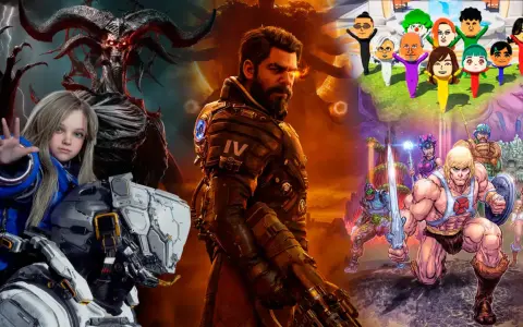 Montaje de personajes de videojuegos icónicos, desde el terror de Diablo hasta He-Man y avatares, representando diversas plataformas de juegos.