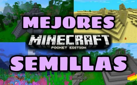 Mejores semillas para Minecraft Bedrock: jungla, desierto, océano y ruinas. ¡Explora mundos increíbles!