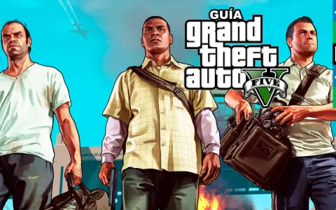 Los tres protagonistas de Grand Theft Auto V, listos para sus misiones.