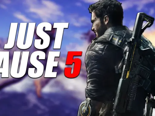 Rico Rodríguez se prepara para la acción en Just Cause 5, con su rifle listo para la próxima aventura explosiva.