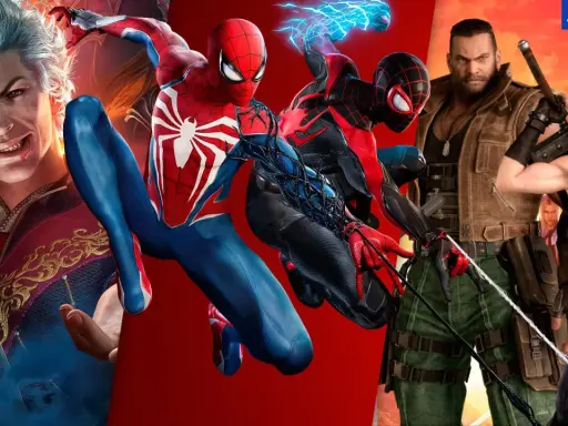 Spider-Man, Miles Morales, Barret y Cloud listos para la acción en los mejores juegos PS5.
