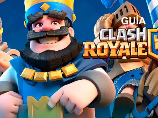 El Rey y el Caballero sonríen, listos para la batalla en Clash Royale PC. ¡Una guía para dominar el juego!