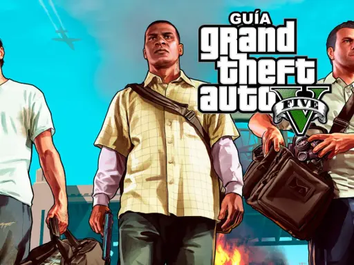 Los tres protagonistas de Grand Theft Auto V, listos para sus misiones.