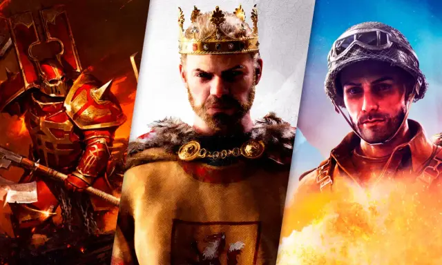 Un guerrero infernal, un rey coronado y un soldado en llamas, ¡tres estilos para los mejores juegos de estrategia!
