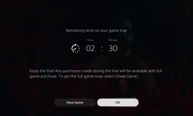 Tiempo restante de prueba de Alan Wake 2: 02:30. ¡Disfruta la demo!