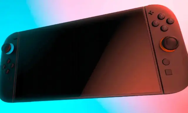 Consola Nintendo Switch con luces azul y roja. Ideal para tus ventas de videojuegos.