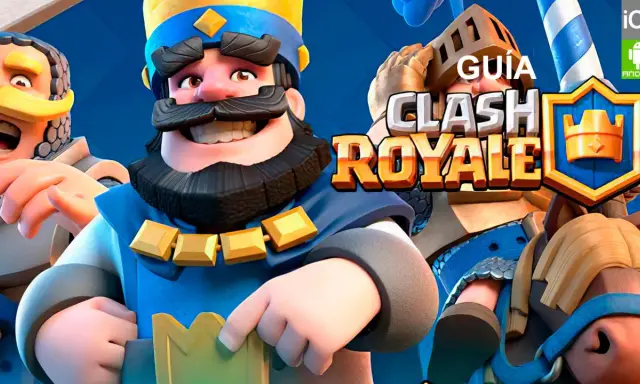 El Rey y el Caballero sonríen, listos para la batalla en Clash Royale PC. ¡Una guía para dominar el juego!