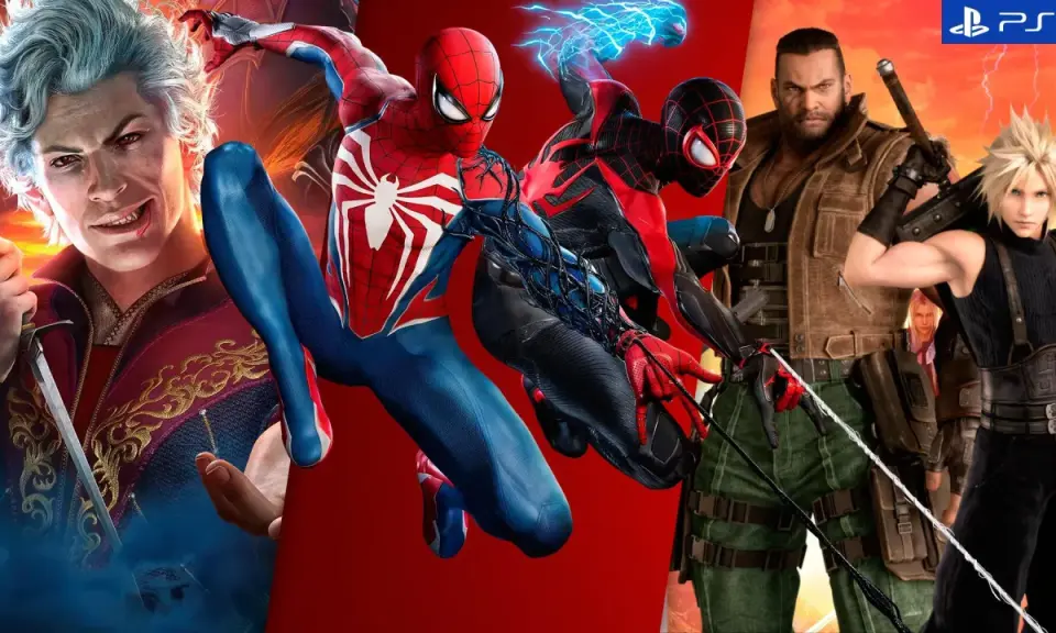 Spider-Man, Miles Morales, Barret y Cloud listos para la acción en los mejores juegos PS5.