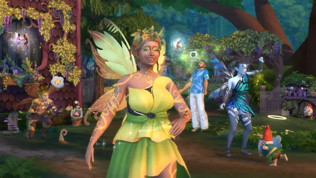 Sims 4: Criaturas mágicas y hadas en un bosque encantado. ¡Una de las mejores expansiones Sims 4!