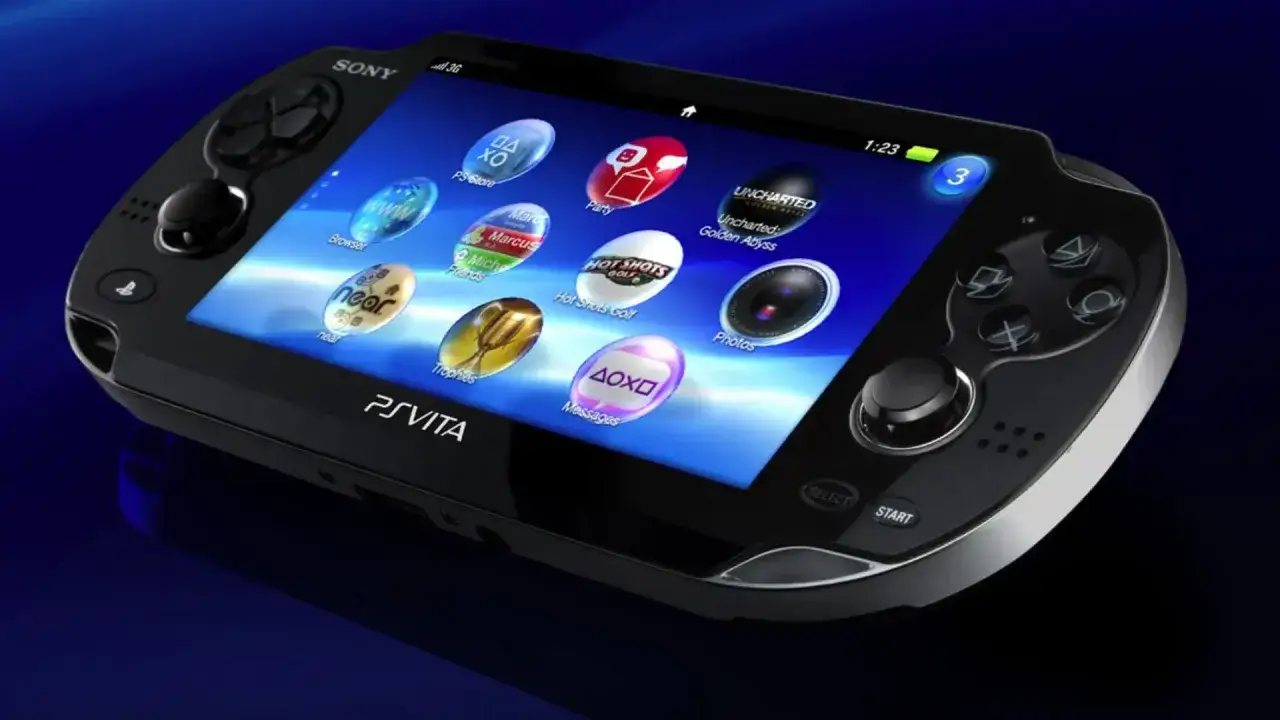 La PS Vita muestra iconos de juegos como Uncharted y Hot Shots Golf, record&aacute;ndonos los mejores juegos PS Vita.