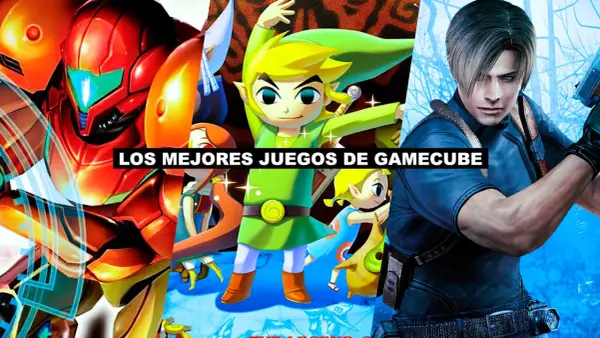 Samus Aran, Link y Leon S. Kennedy, protagonistas de los mejores juegos de GameCube, listos para la acción.